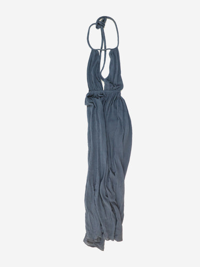Blue halterneck midi dress - One size Dresses Spiritum 