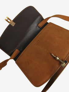 The Row Brown leather crossbody bag