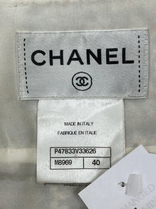 Chanel Multi sleeveless boucle mini dress - size UK 12