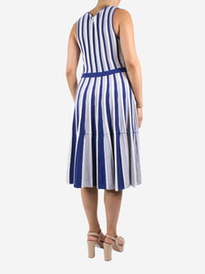 N Peal Blue striped knitted dress - size M