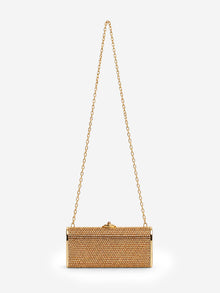 Gold crystal minaudière clutch bag Clutch bags Judith Leiber 