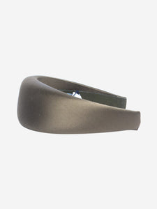 Prada Green satin headband