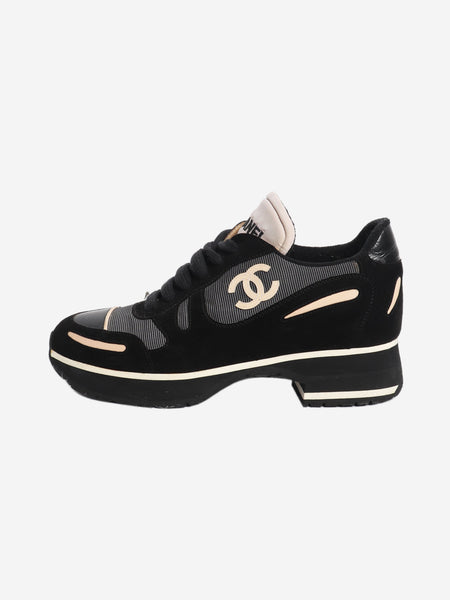Black 24C heeled sneakers - size EU 39.5 product image