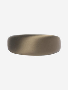 Prada Green satin headband