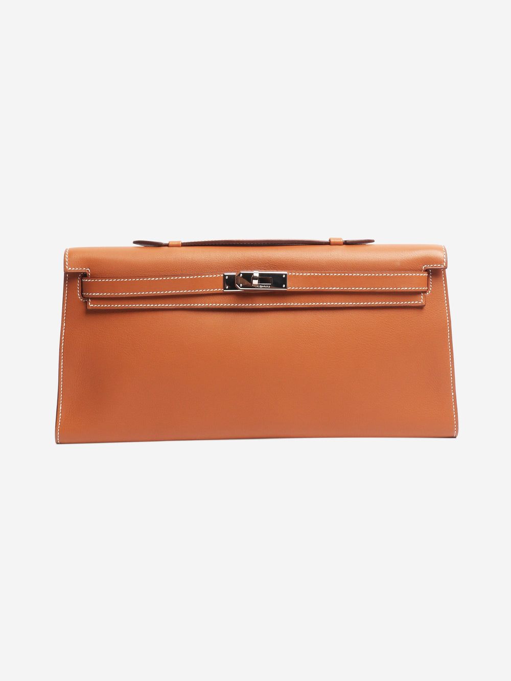 Brown 2007 kelly pochette bag Top Handle Bags Hermes 