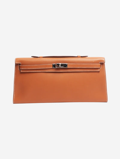 Brown 2007 kelly pochette bag Top Handle Bags Hermes 