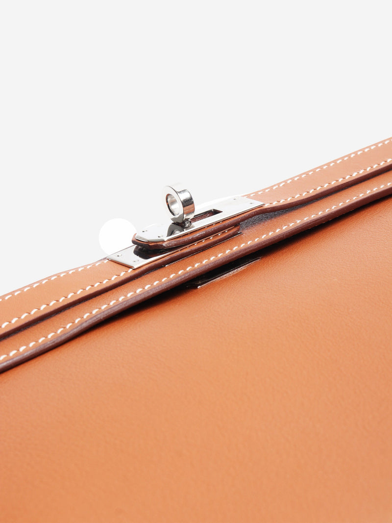 Brown 2007 kelly pochette bag Top Handle Bags Hermes 