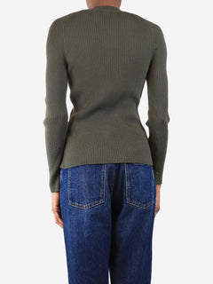 Green wool roll-neck jumper - size XS Knitwear The Frankie Shop 