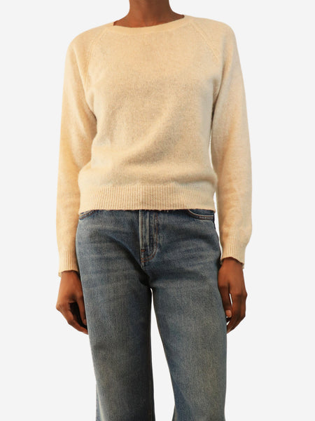 Neutral cashmere jumper - size XS product image