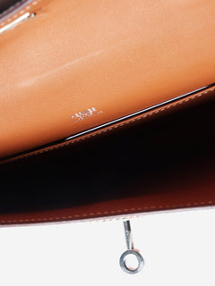 Brown 2007 kelly pochette bag Top Handle Bags Hermes 