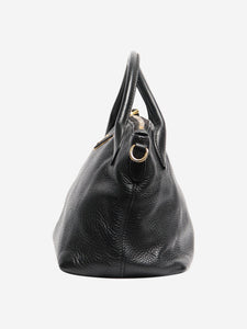 Prada Black Vitello Daino leather 2way bag