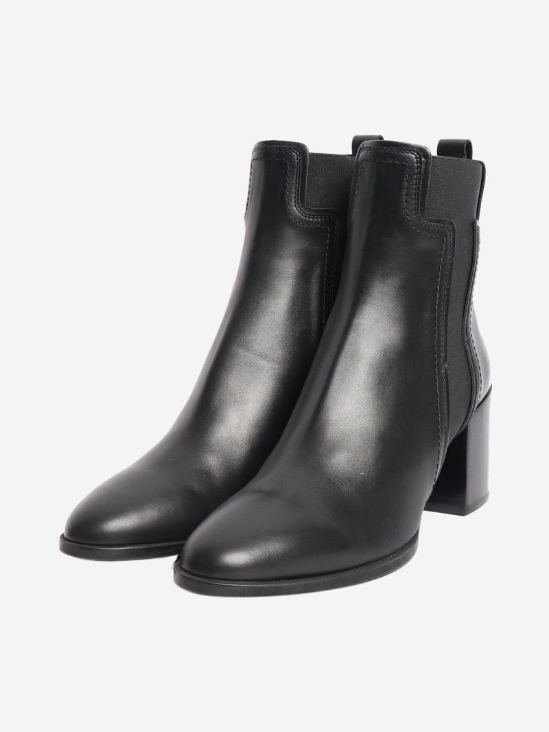 Black ankle boots - size EU 40 (UK 7) Boots Tod's 