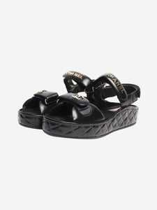 Chanel Black Dad sandals - size EU 39 (UK 6)