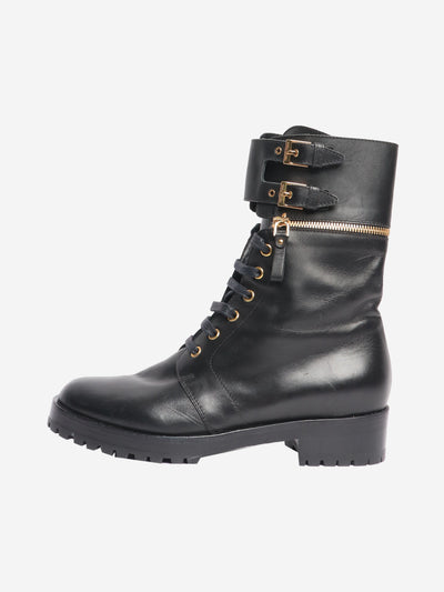 Black Midway biker boots - size EU 38.5 Boots Sergio Rossi 