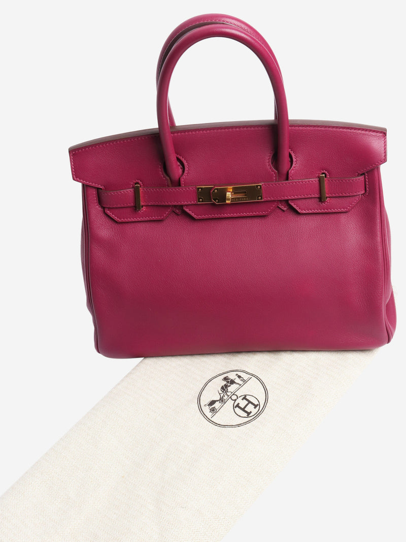 Purple 2011 Birkin 30 bag Top Handle Bags Hermes 