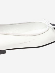 Chanel White patent leather ballet flats - size EU 37