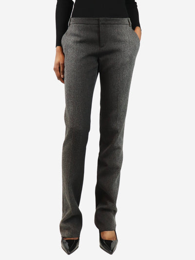 Grey gradient straight-leg trousers - size UK 8 Trousers Gucci 