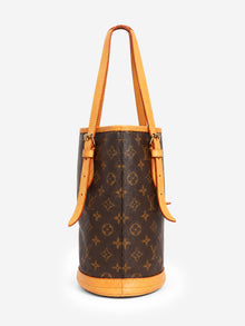 Louis Vuitton brown Monogram canvas Petit Bucket bag - view 2