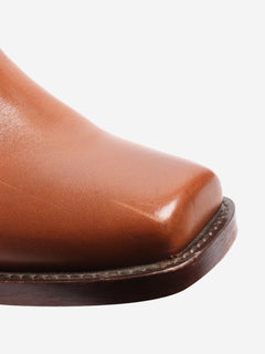 Burnt orange western style leather boots - size EU 40 (UK 7) Boots Isabel Marant 
