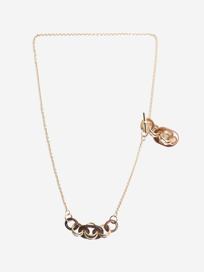 Gold buffalo horn gold-chain necklace Necklaces Hermes 