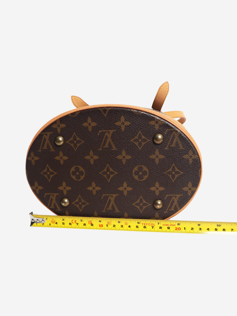 Brown Monogram canvas Petit Bucket bag Tote Bags Louis Vuitton 