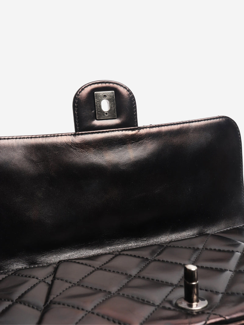 Black 2015 lambskin quilted flap bag Shoulder bags Chanel 