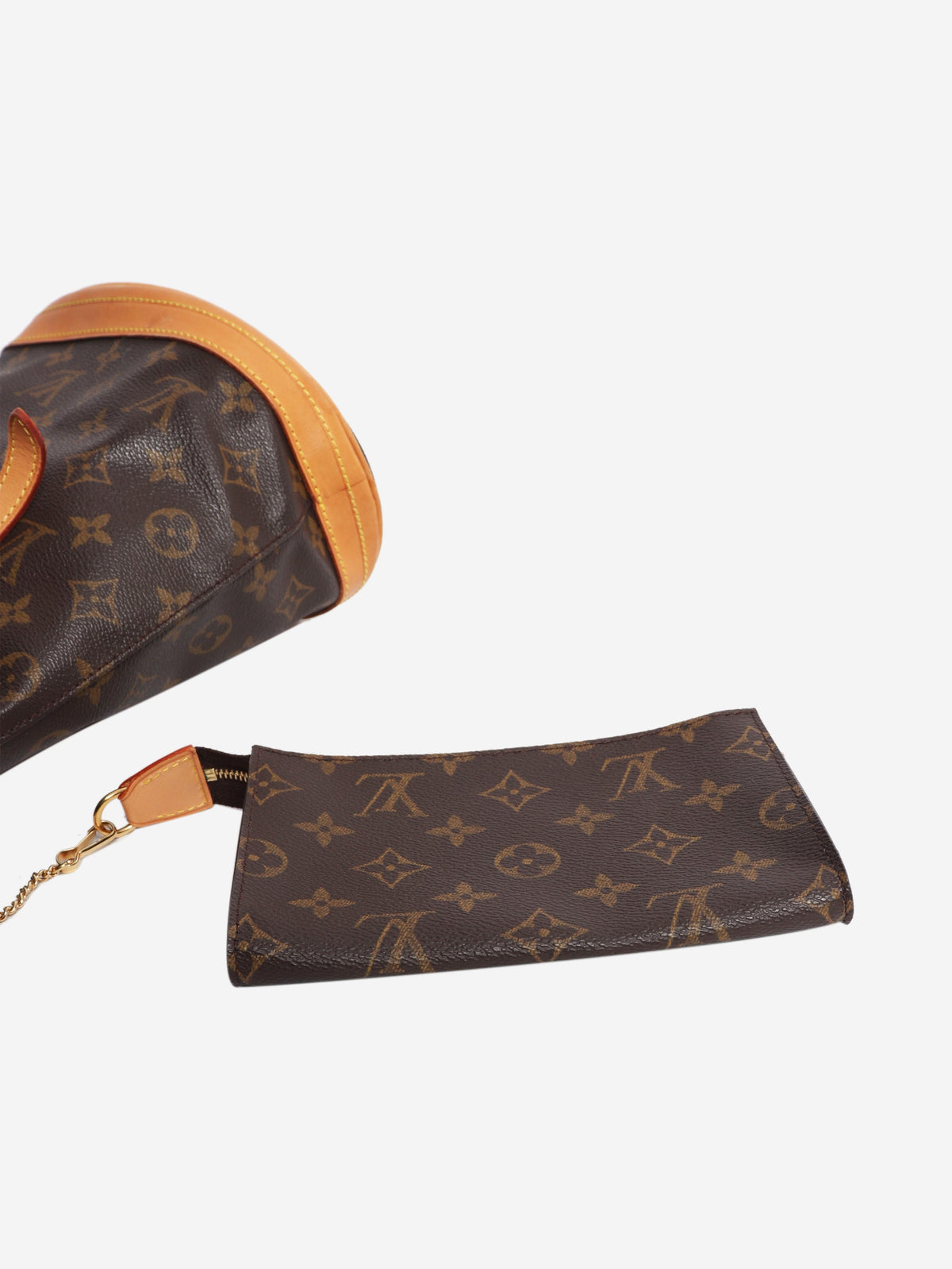 Brown Monogram canvas Petit Bucket bag Tote Bags Louis Vuitton 