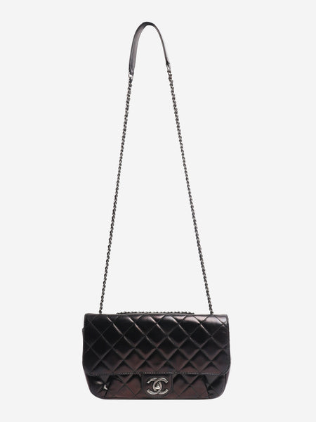 Black 2015 lambskin quilted flap bag alternate image