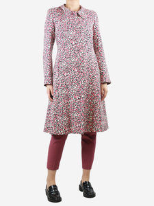 Ann-Louise Roswald Pink floral coat - size UK 10