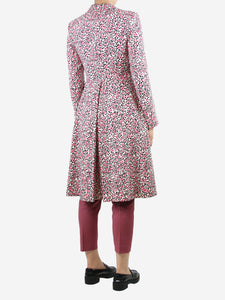 Ann-Louise Roswald Pink floral coat - size UK 10