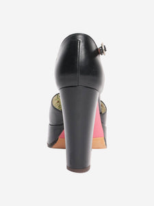 Gucci Black Agon platform pumps - size EU 38