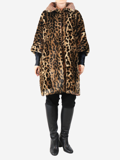 Leopard print faux fur coat - size Coats & Jackets Etro 