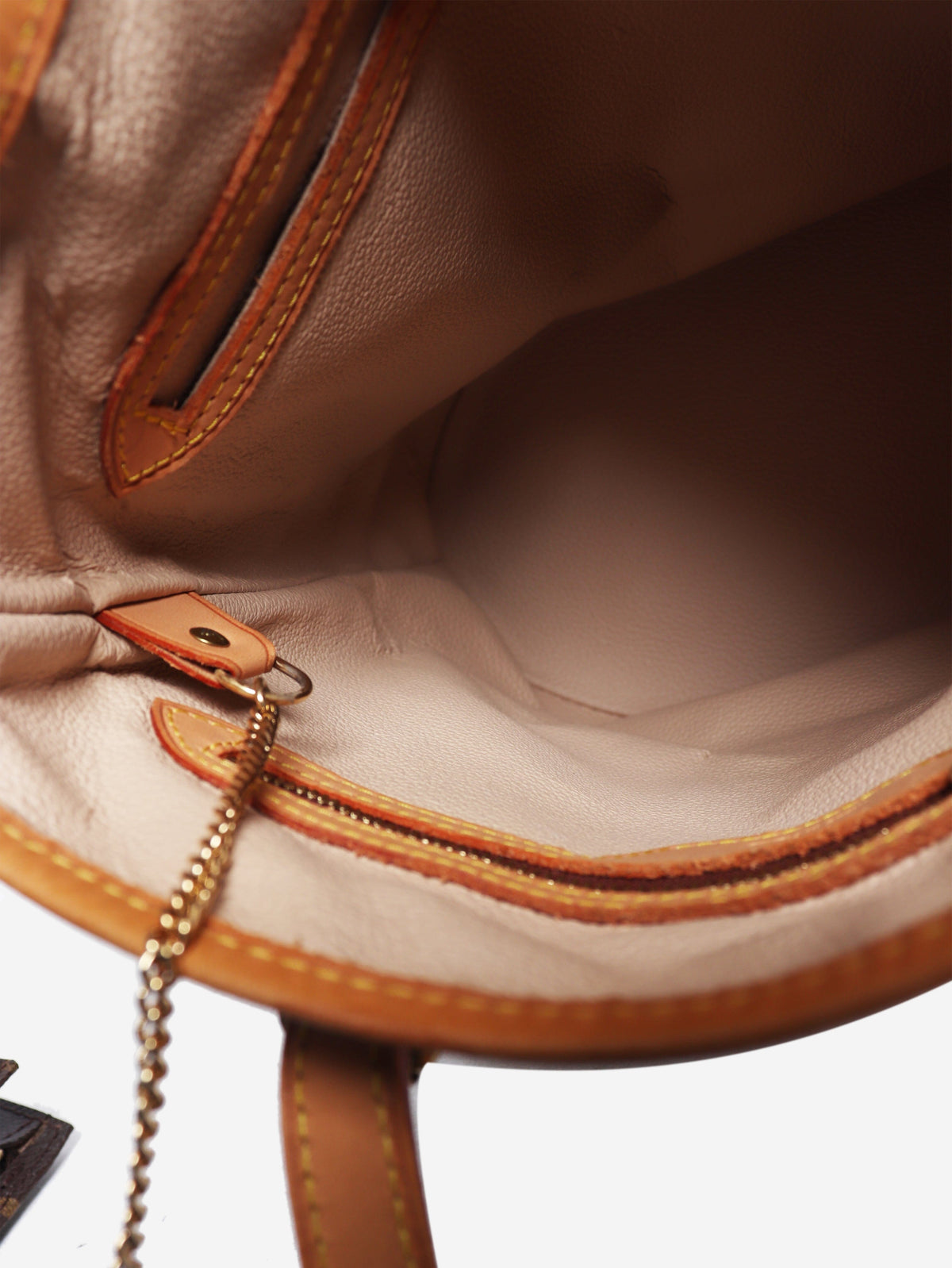 Brown Monogram canvas Petit Bucket bag Tote Bags Louis Vuitton 