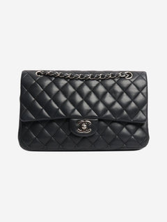 Black 2010 medium lambskin Classic Double Flap bag Shoulder bags Chanel 