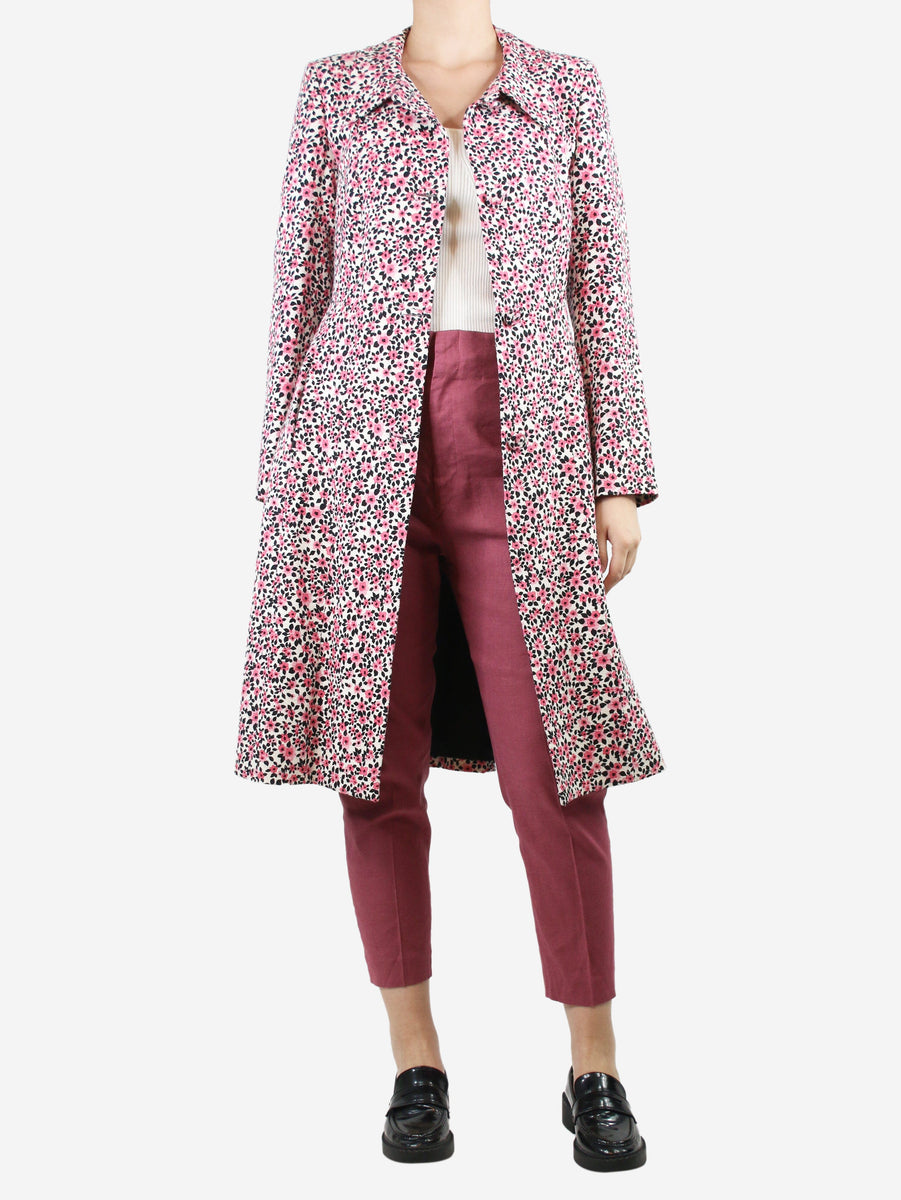 ジャケット・アウター labelleblanc Anne wool pink coat labelleblanc Anne wool pink coat