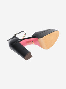Gucci Black Agon platform pumps - size EU 38