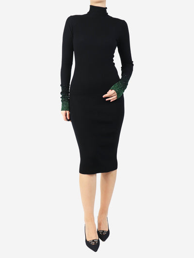Black high neck knit dress - size M Dresses Loewe 