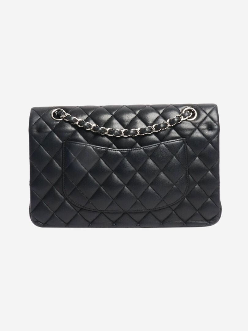 Black 2010 medium lambskin Classic Double Flap bag Shoulder bags Chanel 