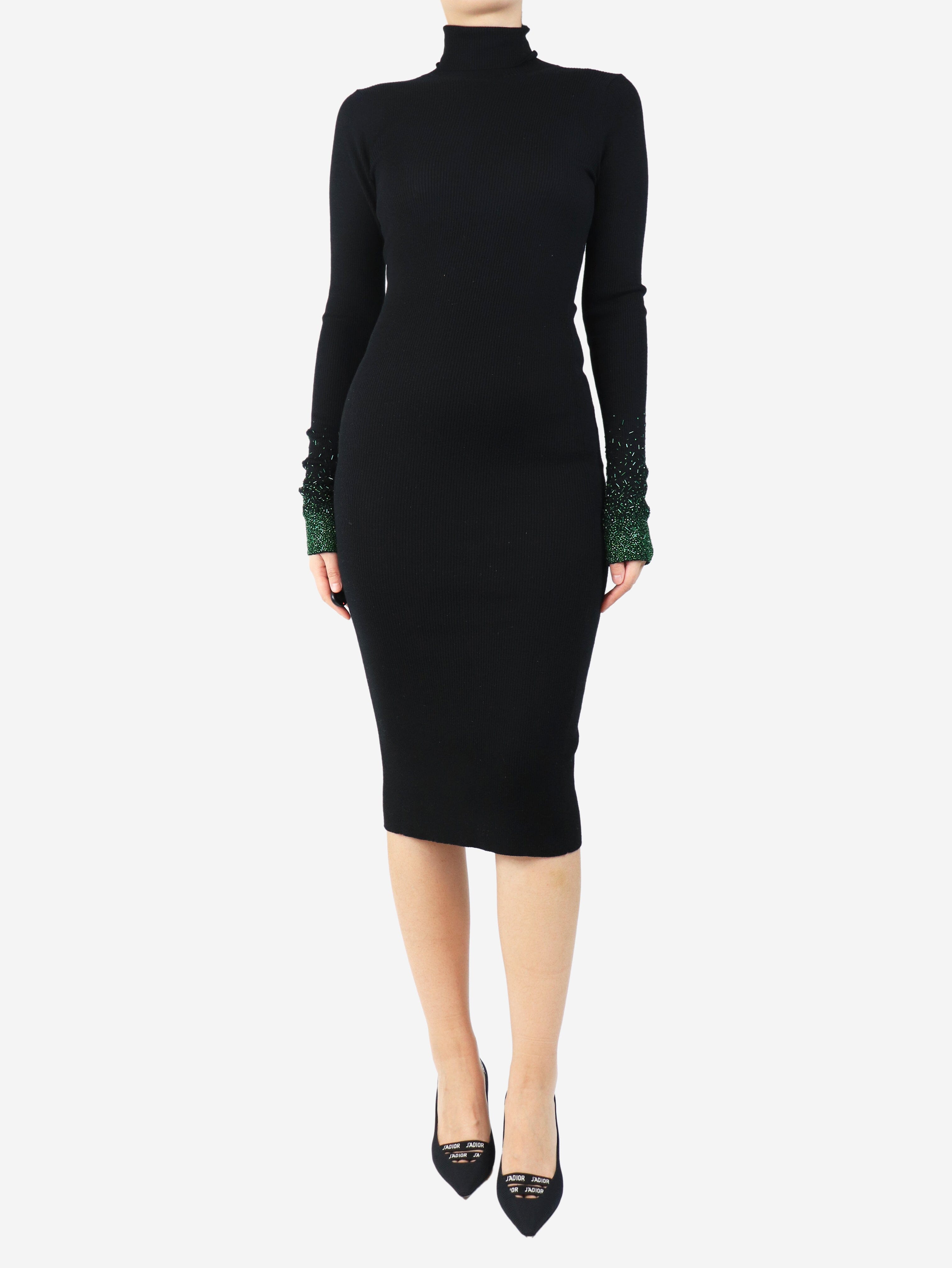Black high neck knit dress - size M Dresses Loewe 