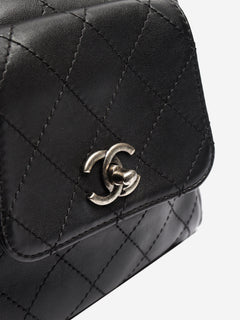 Black 2016 diamond stitching backpack Backpacks Chanel 