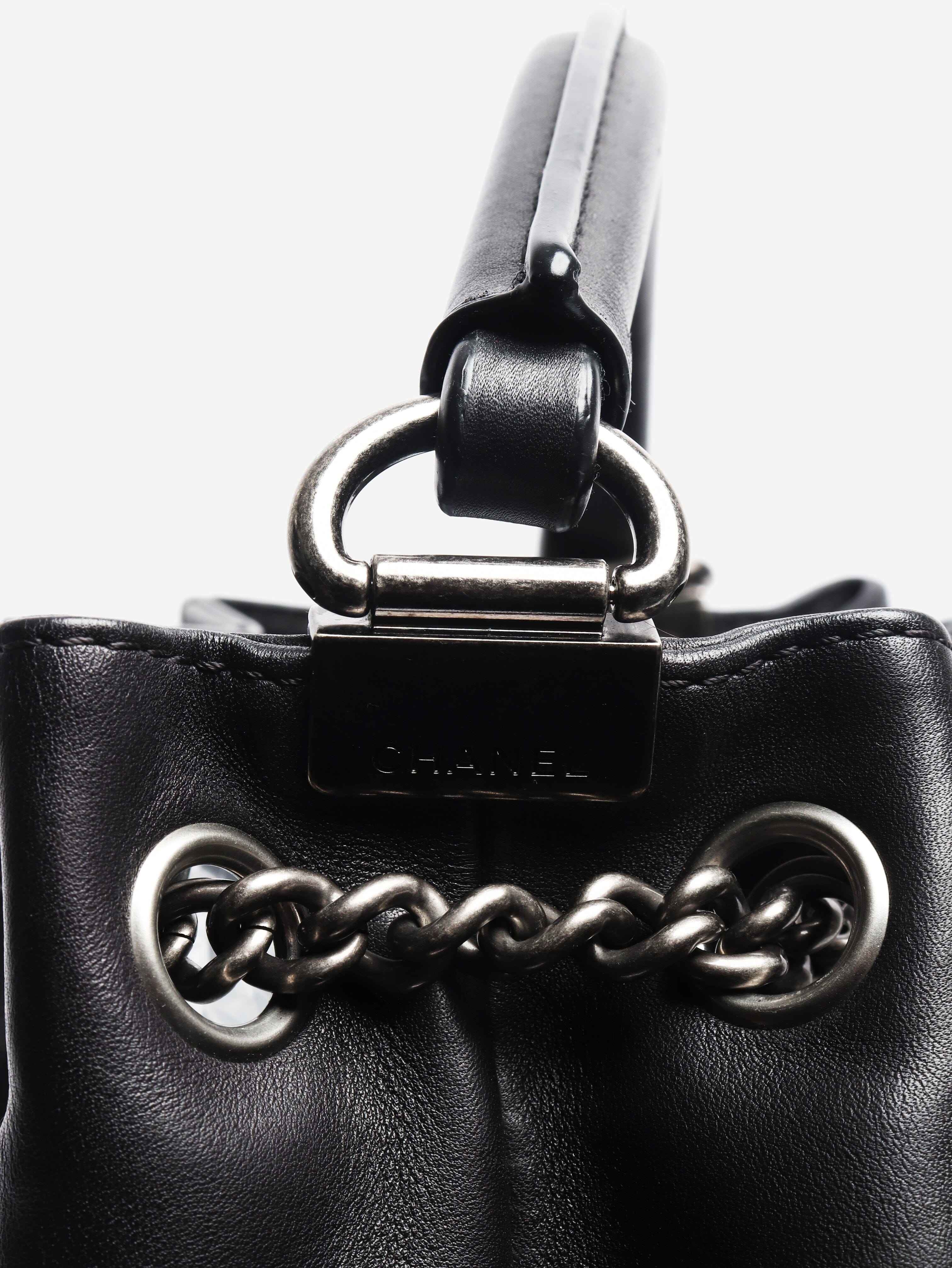 Black 2016 diamond stitching backpack Backpacks Chanel 