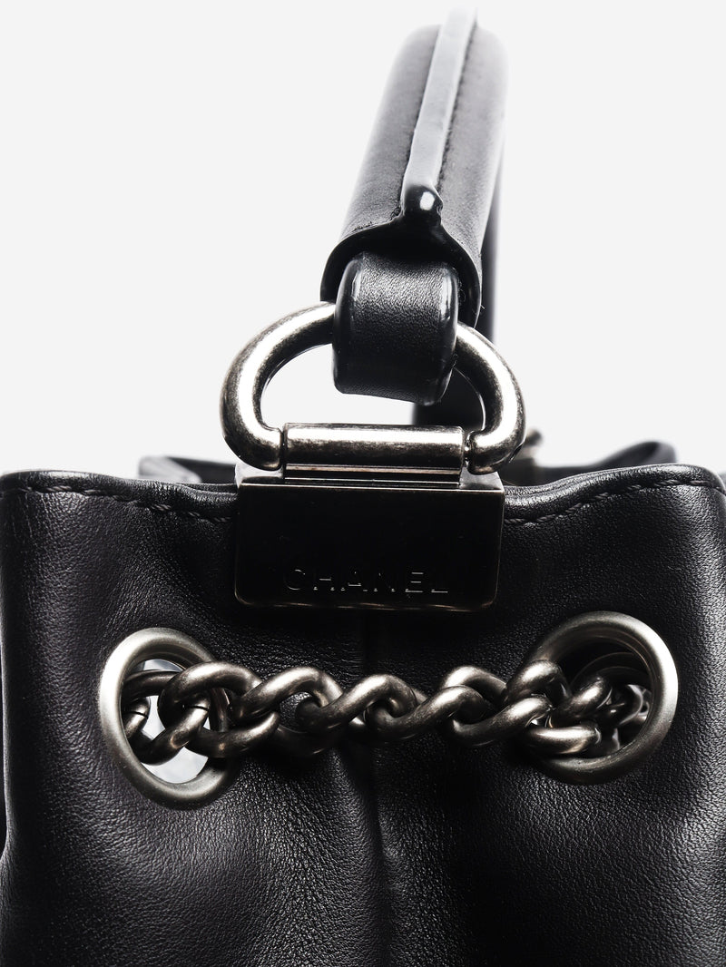 Black 2016 diamond stitching backpack Backpacks Chanel 