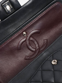 Black 2010 medium lambskin Classic Double Flap bag Shoulder bags Chanel 