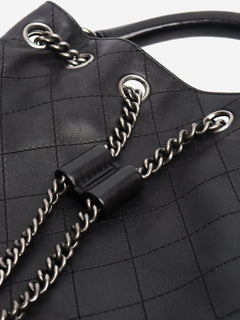 Black 2016 diamond stitching backpack Backpacks Chanel 