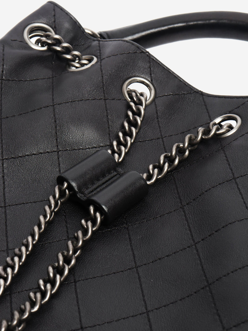 Black 2016 diamond stitching backpack Backpacks Chanel 