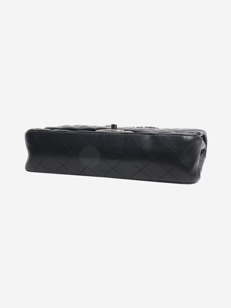 Black 2010 medium lambskin Classic Double Flap bag Shoulder bags Chanel 