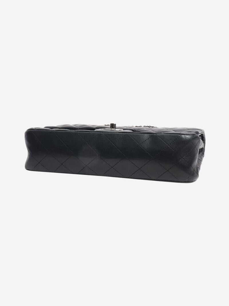 Black 2010 medium lambskin Classic Double Flap bag Shoulder bags Chanel 
