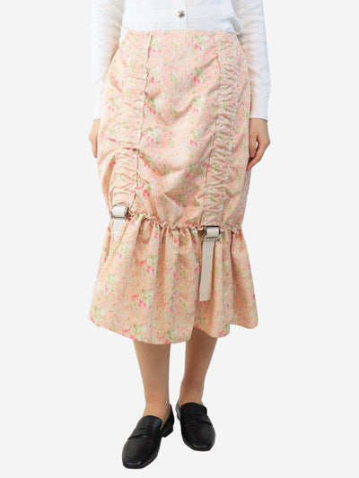 Rosebud taffeta midi skirt - size UK 10 Skirts Simone Rocha 