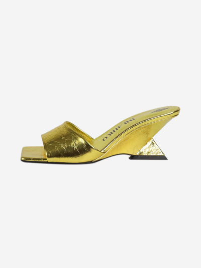 Gold metallic Cheope sandals - size EU 37.5 Heels The Attico 