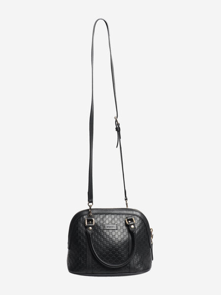 Black Micro Guccissima Dome bag alternate image